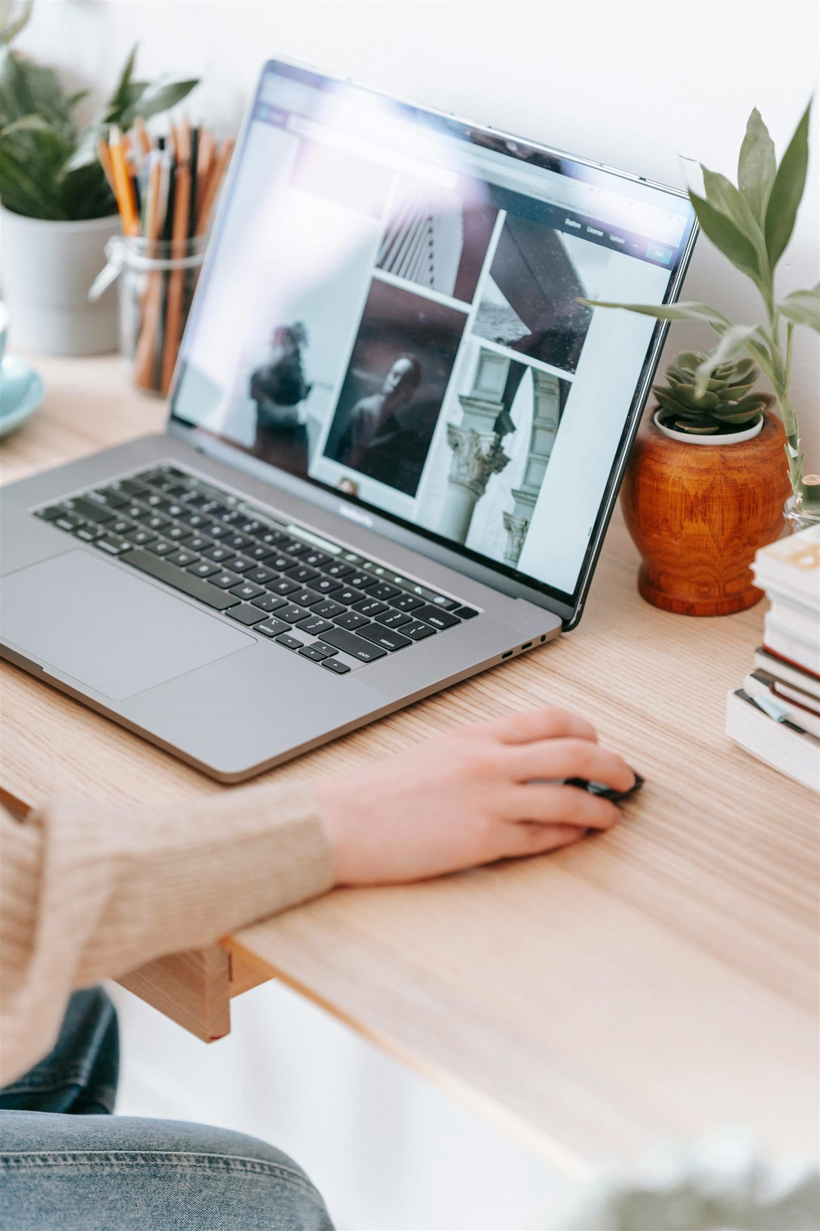 At the desk — where a brand's strategy and visual world take shape